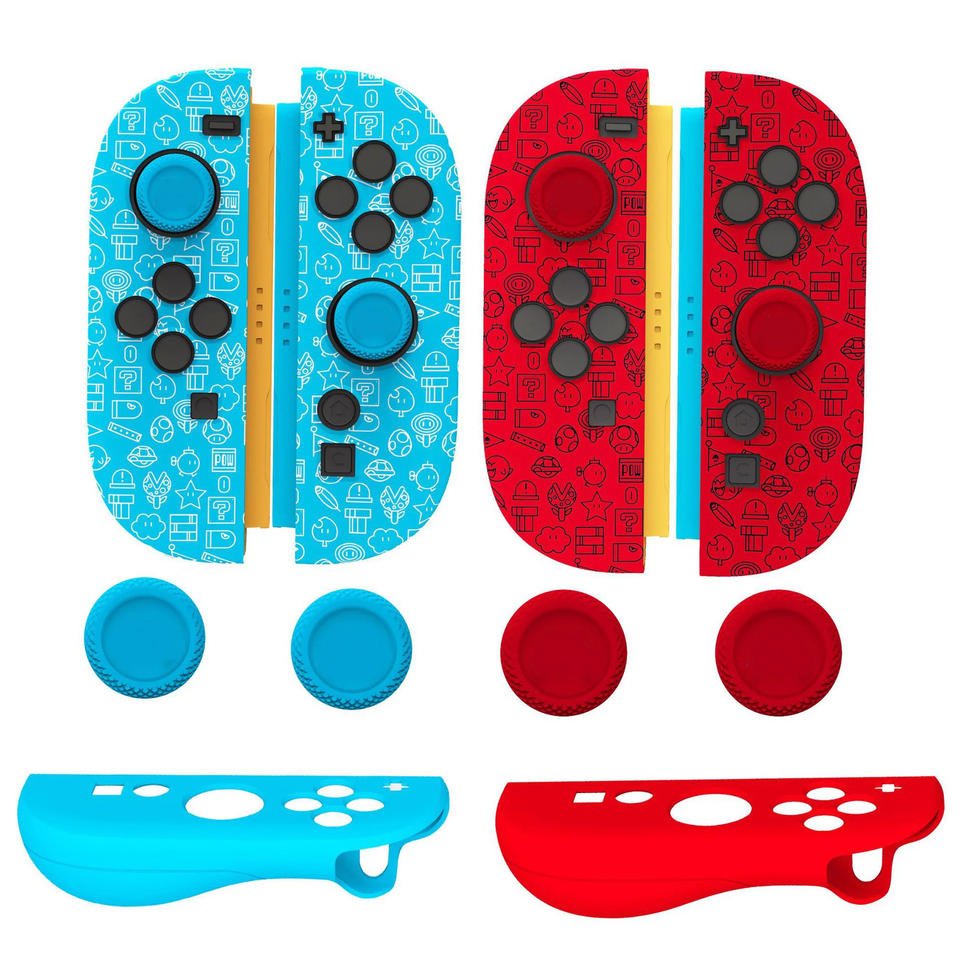 

Силиконовый мягкий чехол-накладка для контроллера Switch 2 (Joy-Con), противоскользящая защитная пленка