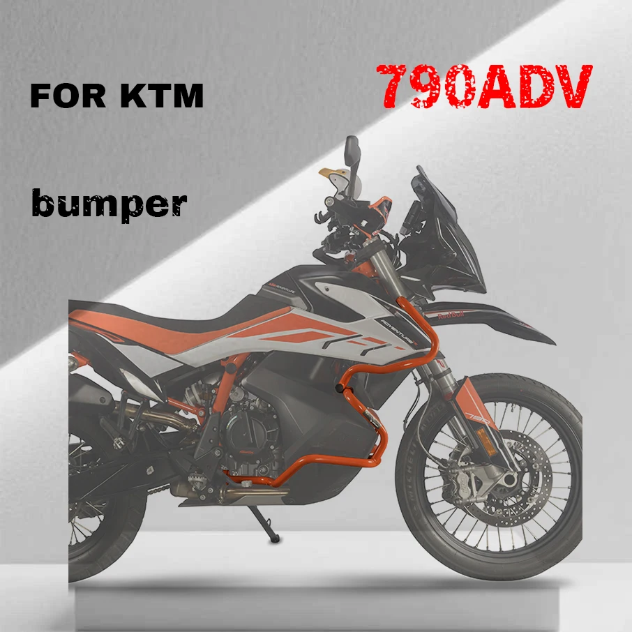 For KTM790ADV bumper, up and down tension bar, safety and anti fall bar, motorcycle modification accessories