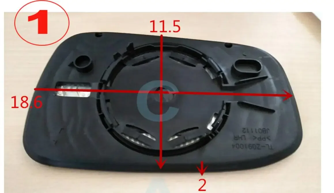 CAPQX With Heated Car Side Rearview Mirror Glass Lens For Honda CIVIC EP2 2004 ACCORD CM4 CM5 CM6 2003-2007