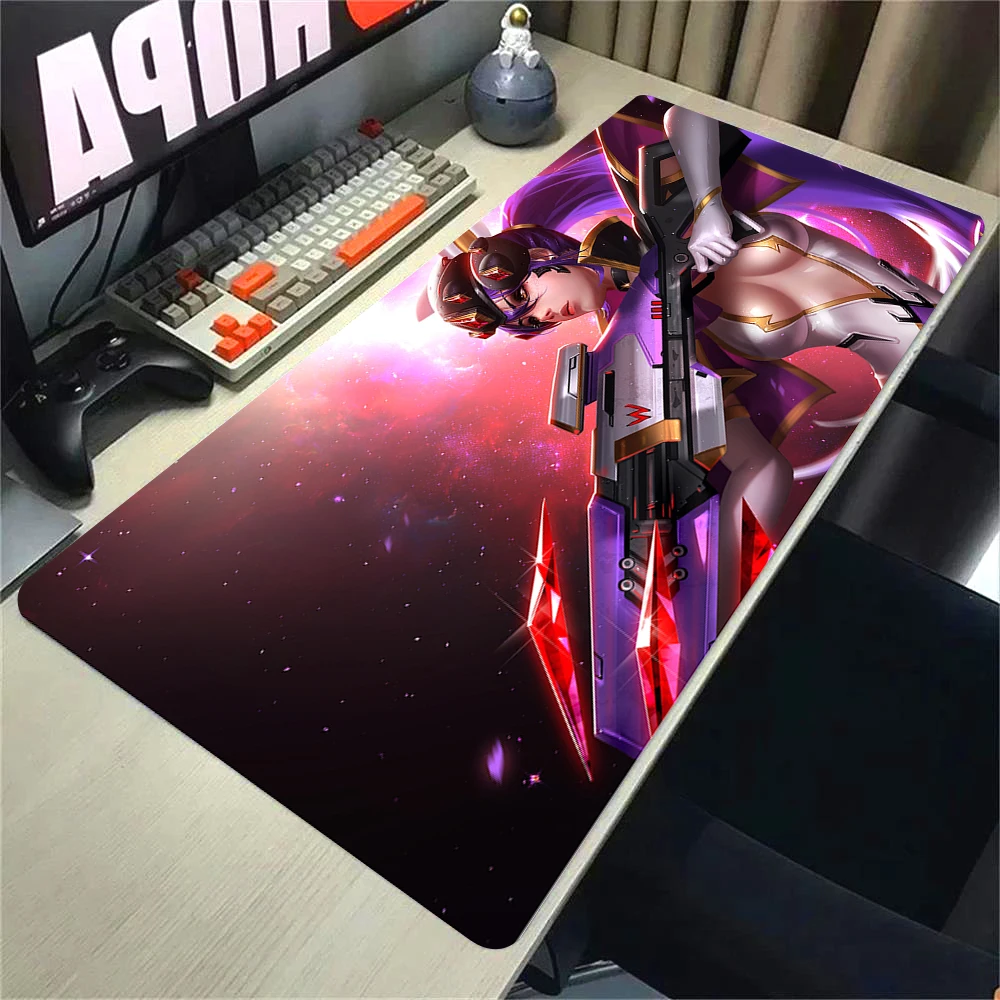 Anime Gaming Girl Overwatch Large Mouse Pad 900x400 Laptop Office Rubber Soft Desk Mat Computer Keyboard HD Print Mousepad Xxl