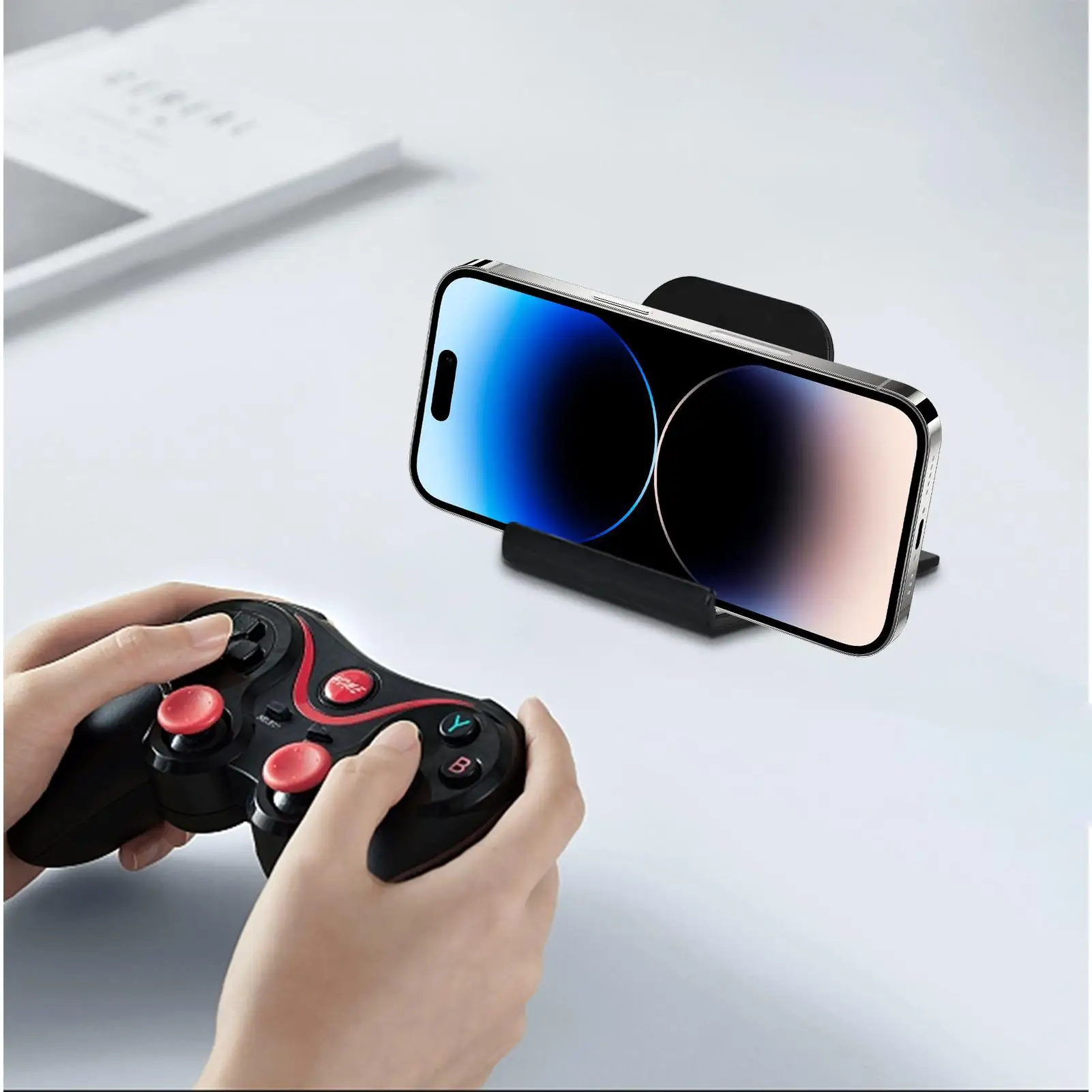 

Desktop Foldable Lazy Phone Stand Foldable Tablet Stand Smartphone Bracket Holder Portable Adjustable Tabletop Phone Stand