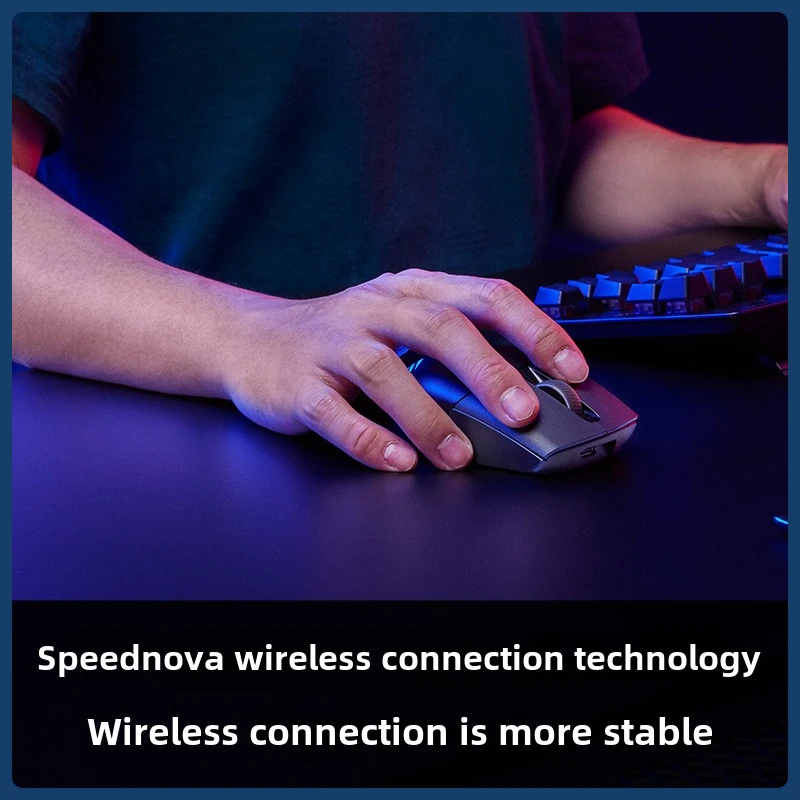 Wireless RGB Gaming Mouse - 36000 DPI Adjustable 2.4G  Triple Mode Macro Customization Ergonomic Design for PC Esports