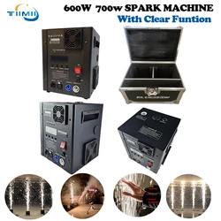 0 Tax 1-10PCS 700W 600W Cold Sparks Machine With Sparkler Wedding Fireworks Cold Ti Powder Indoor Wedding Party DJ Flightcase