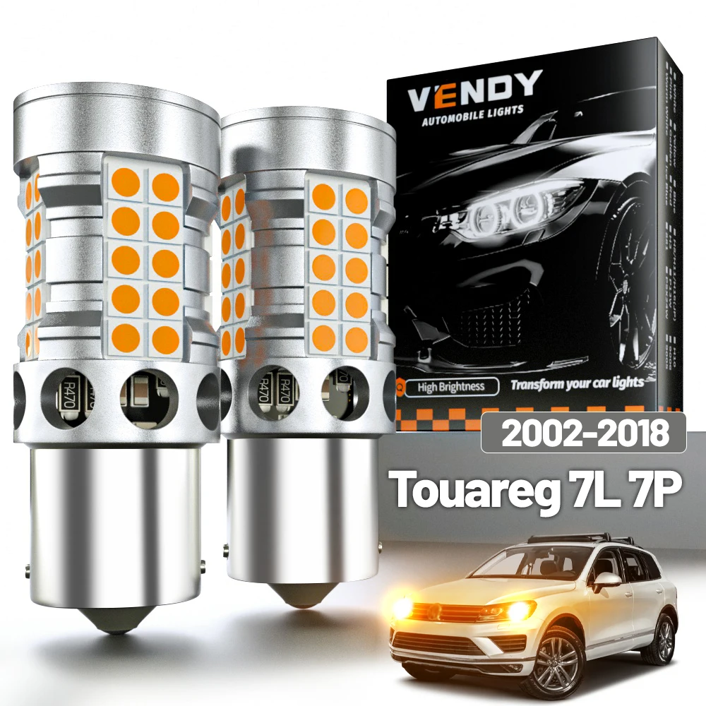 

2pcs LED Turn Signal Light For VW Touareg 7L 7P 2002-2018 Turning Lamp 2010 2011 2012 2013 2014 2015 2016 Canbus Accessories