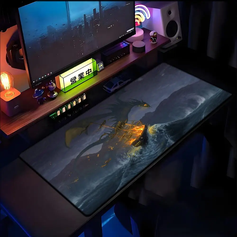 

Pirate Ship nautical ship Mouse Pad Gaming Mousepad Abstract Large 800x400mm MouseMat Gamer XXL Mause Carpet cartoon PC Desk