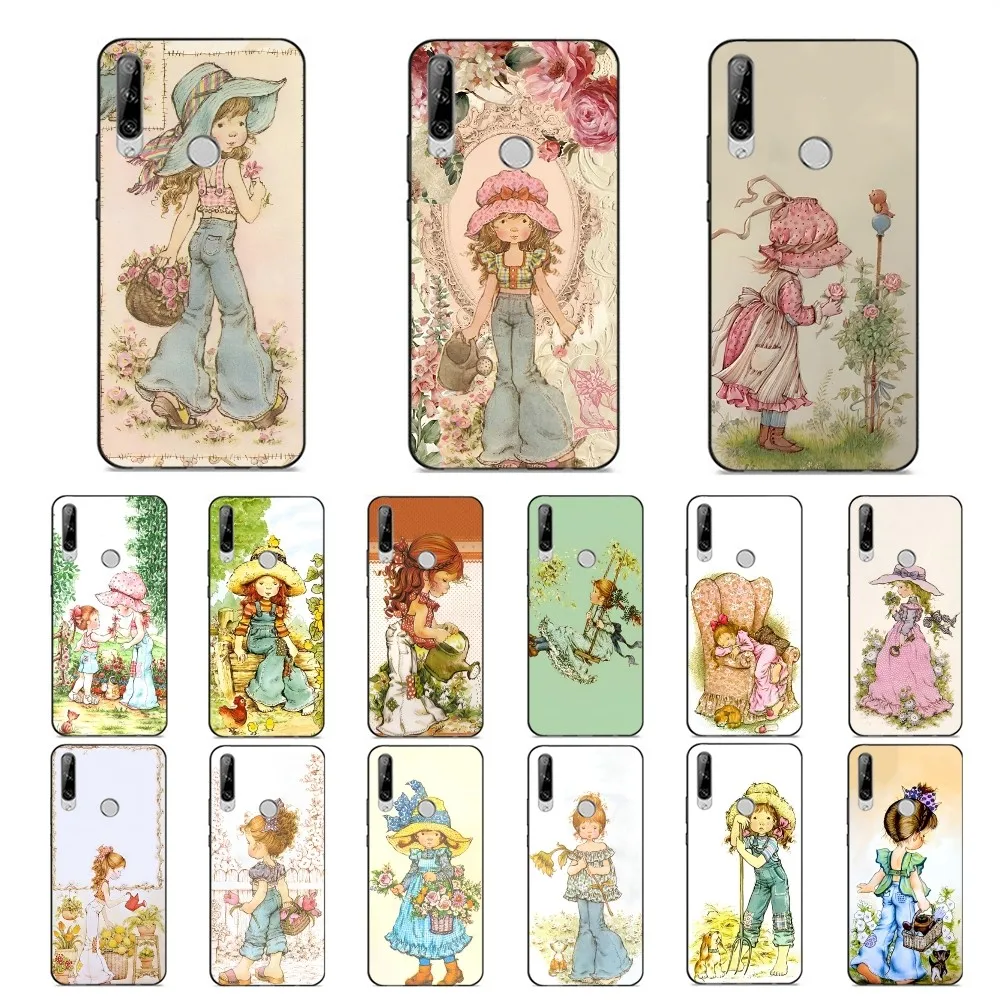 S-Sarah K-Kay Girls Cute Phone Case For Huawei Y9 6 7 5 Prime Enjoy 7s 7 8 Plus 7a 9e 9plus 8E Lite Psmart Shell