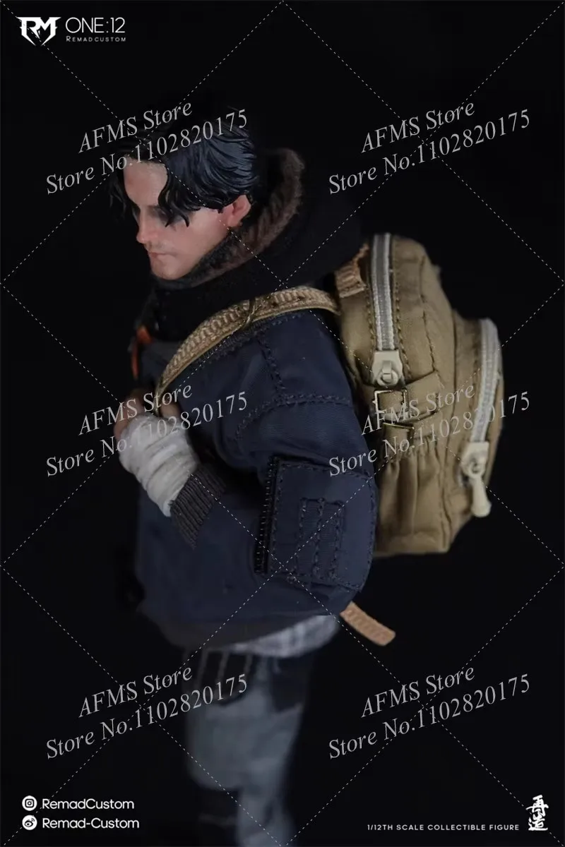 ريماد مخصص RM013 1/12 مقياس تحصيل الشكل دراجة نارية الحارس روبرت باتينسون بات هيرو 6 بوصة الرجال الجندي عمل الشكل لعبة #4