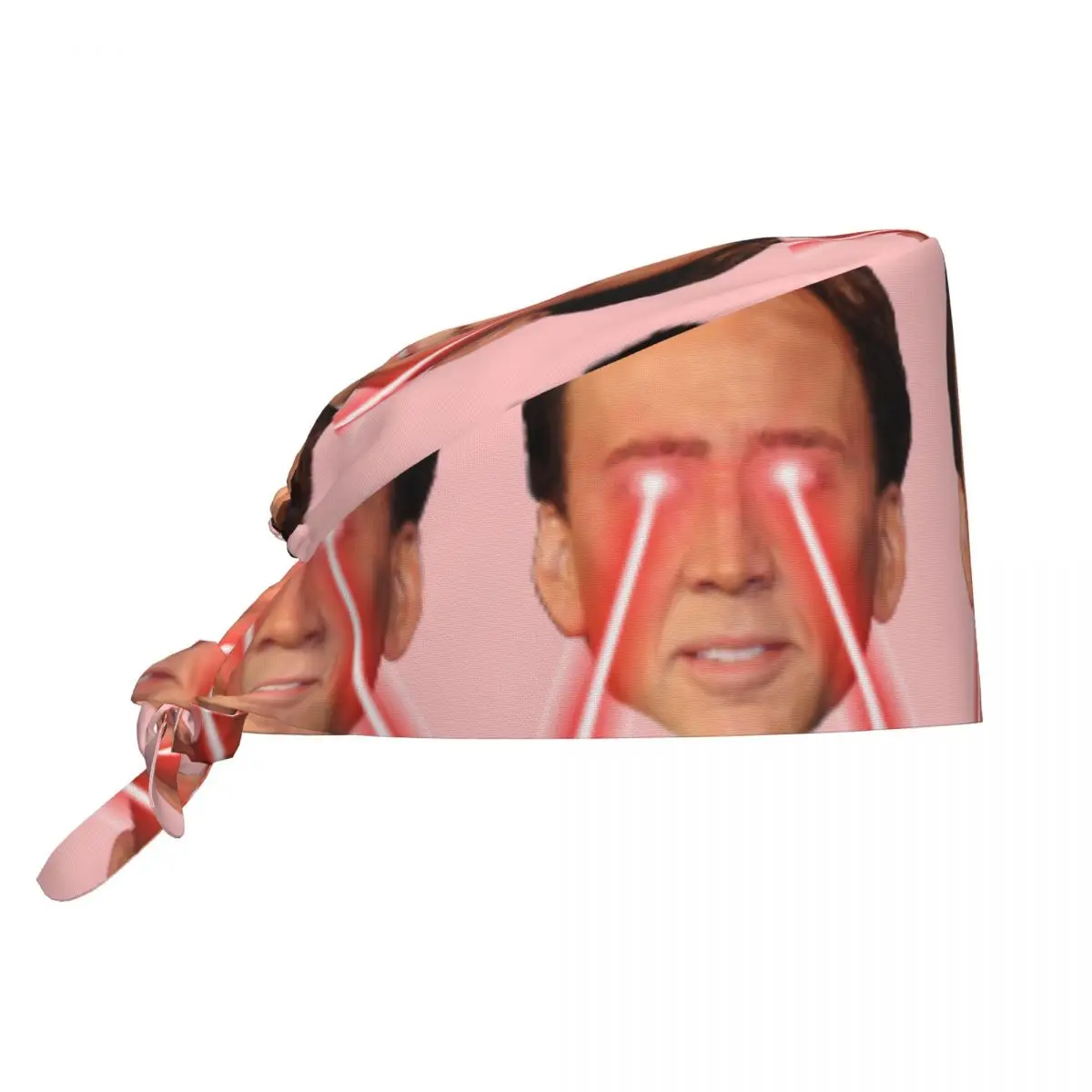 Nicolas Cage belleza mascota veterinario gorras quirúrgicas Nicolas Cage cara Collage enfermera dentista Spa gorras de trabajo sombrero hombres mujeres Scrub sombreros