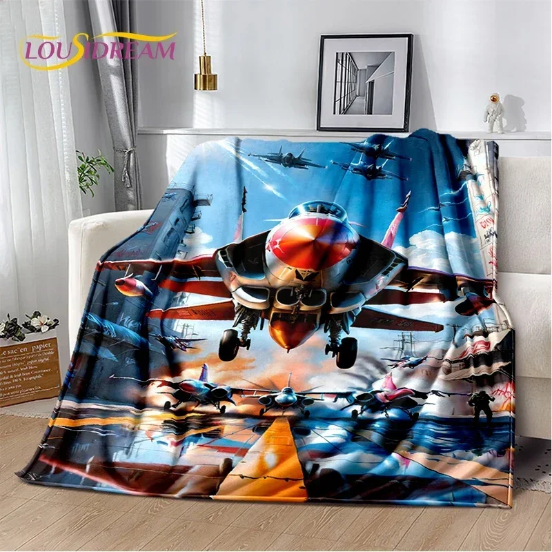 

29 Style Space Spitfire Aircraft Air Force Jet Fighter Cartoon Blanket,Soft Throw Blanket for Home Bedroom Bed Sofa Cover Child