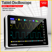 FNIRSI-1013D Digital Oscilloscope LCD Touch Screen Dual Channel Flat Panel Oscilloscope 7 Inch 100MHz 1GSa/S Sampling Rate
