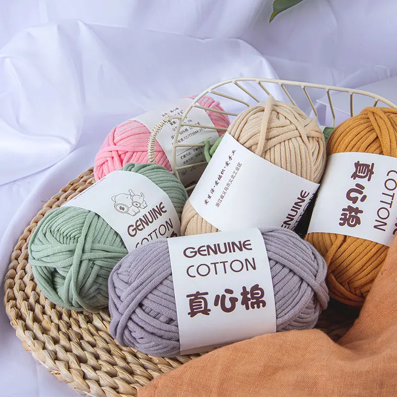 50 g/unidad de hilo hueco de ganchillo, hilo redondo para tejer a mano, línea de ganchillo para bolso, cojín, estera, zapatilla, sombrero DIY, línea de zapato amigurumi