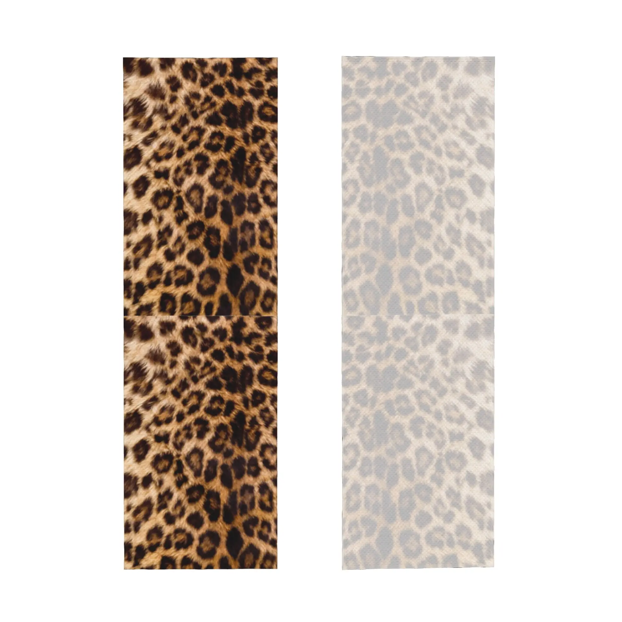 Leopard Cheetah Fur Hide Cold Exercise Towel  Animal Fur Pattern Super Soft Breathable Instant Cooling Towel Yoga Towels