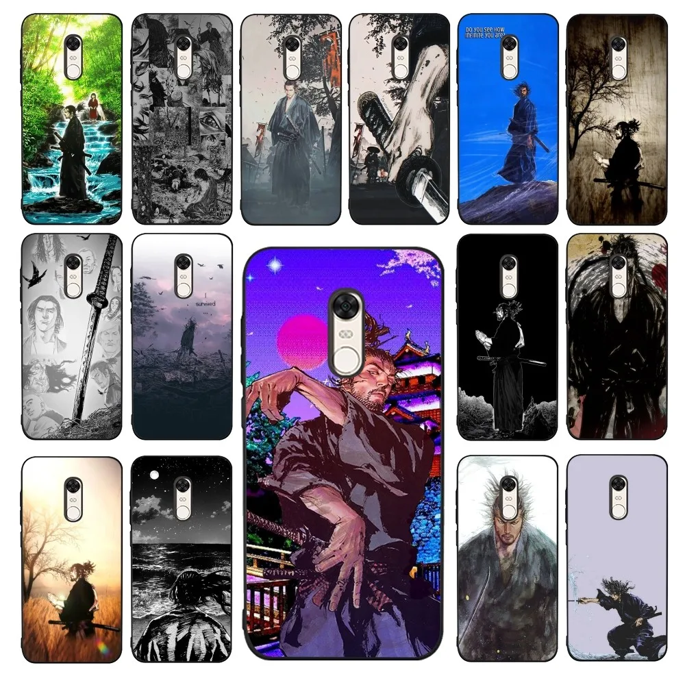 Vagabond Manga Cassa Del Telefono Per Redmi 5 6 7 8 9 10 plus pro 6 7 8 9 A GO K20 K30 K40 pro plus F3 Fundas