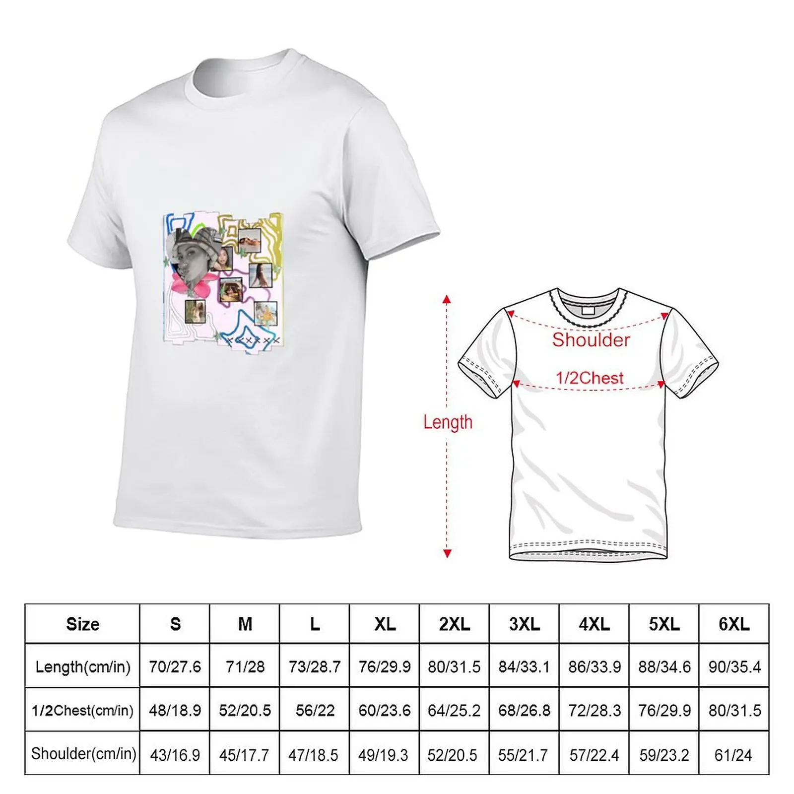 Cutesy Collage - Cindy Kimberly T-Shirt Trendy Casual Short Sleeve Shirt