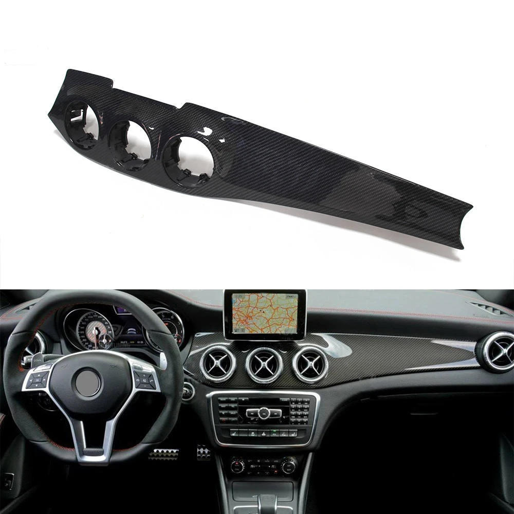 

Carbon Dashboard Trim for Mercedes-Benz CLA GLA Class W117 AMG CLA45 GLA45 Carbon Fiber Interior Panel LHD 2014 -UP