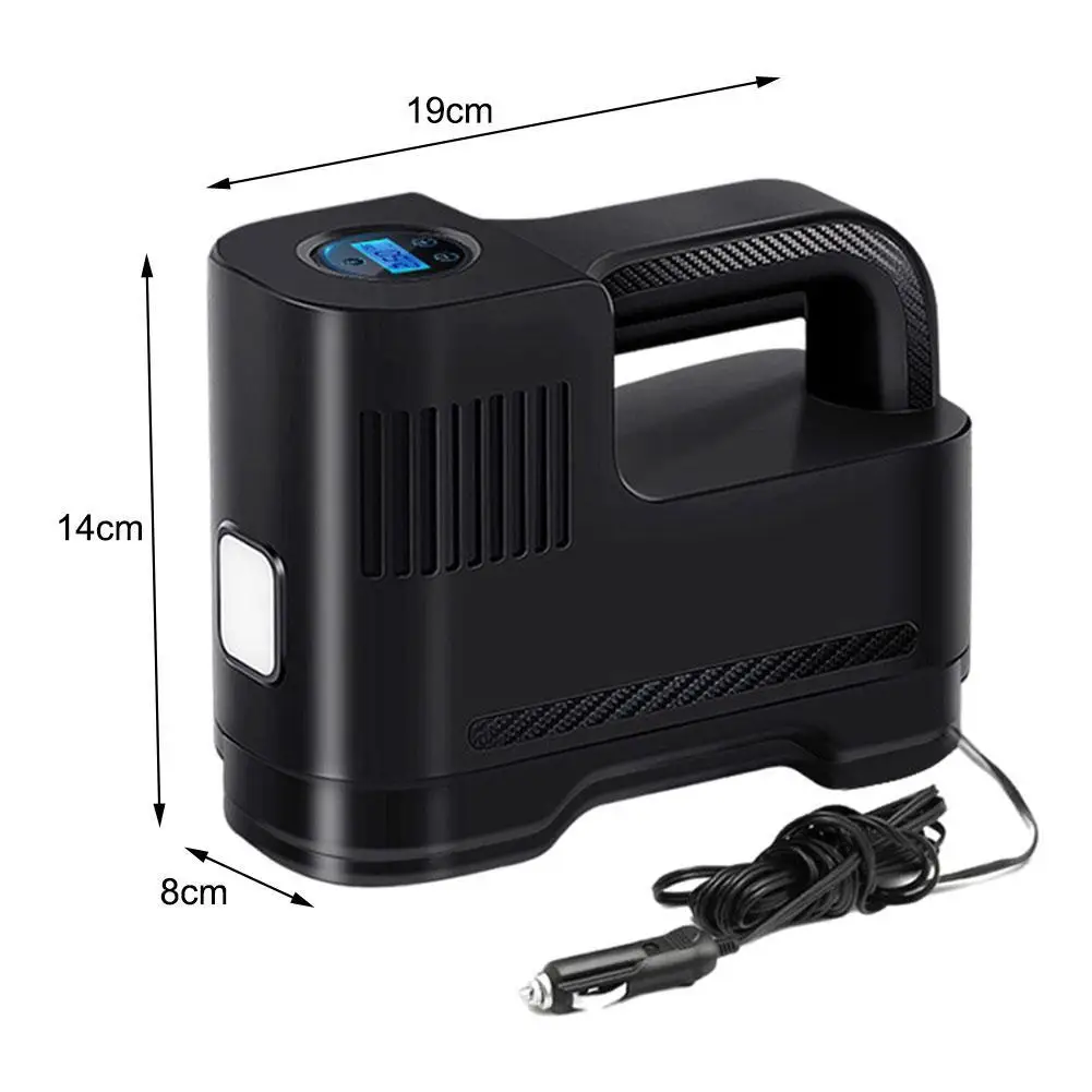 Wireless Car Air Compressor 120W Auto Car Tire Inflator Pump With LED Lighting Fast Replenish Electric Pump Air Inflator