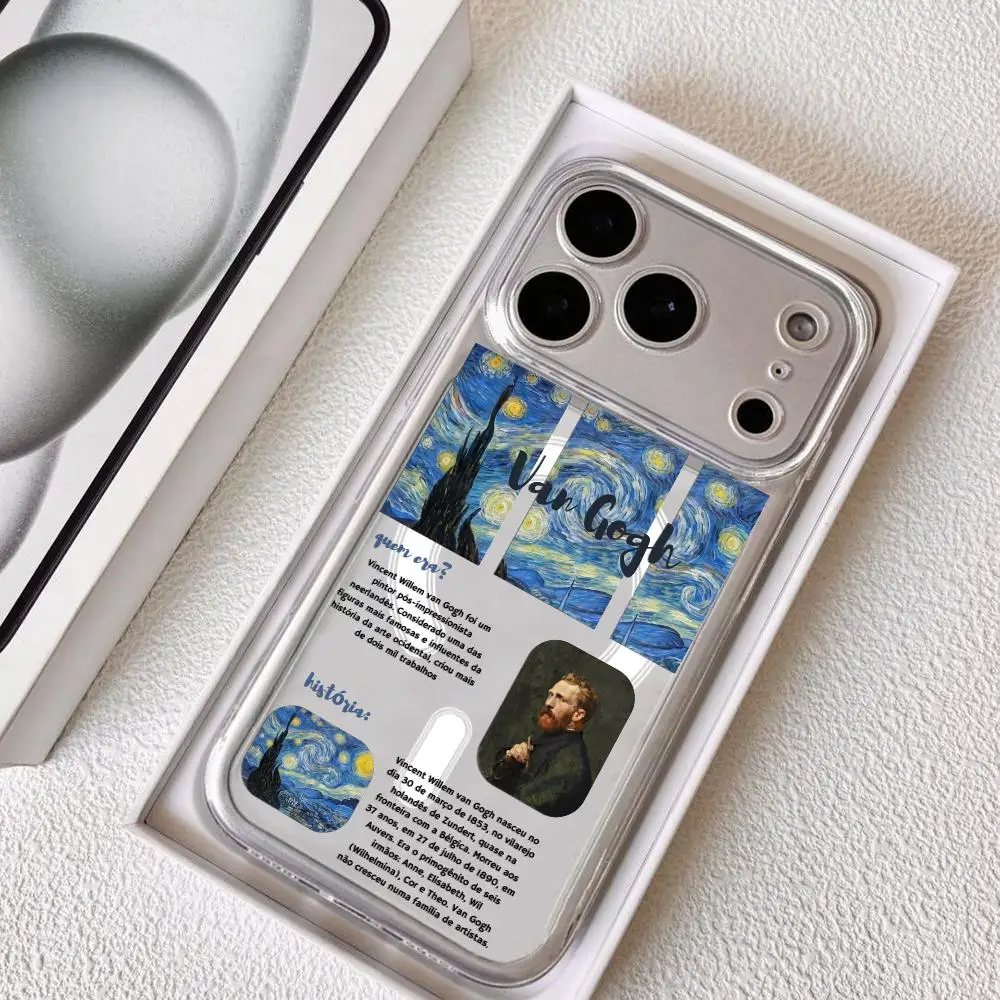 Van Gogh Art Phone Case for iPhone 17 16 15 14 13 12 11 Pro 