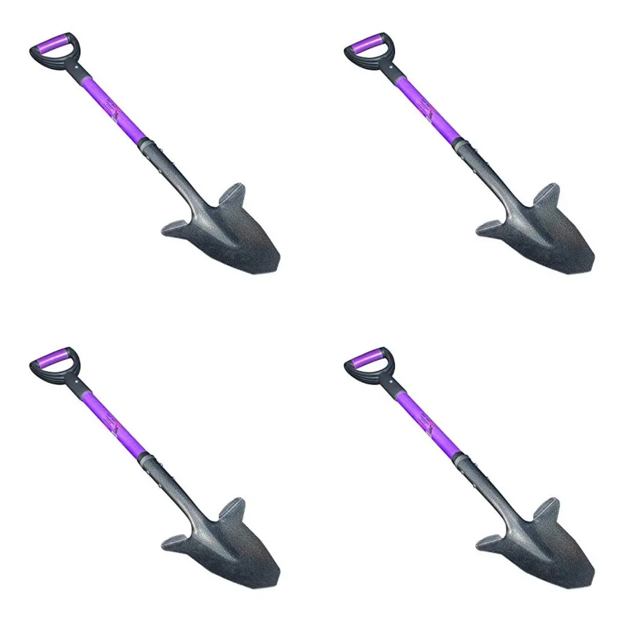 

SHFD3 40" Garden Spade Shovel - Gardening Shovel with a 9" x 11" Beveled Blade, Steel-Reinforced Fiberglass Long Handle and Cus
