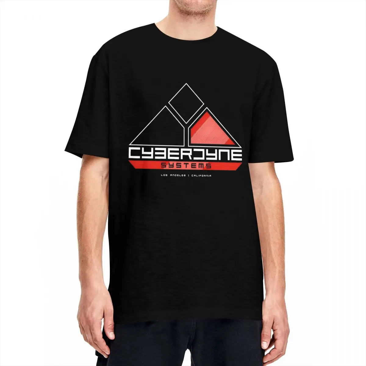 Couple T-Shirt Cyberdyne Systems Red Logo T-Shirts Hip Hop Computer Summer Tee Shirt Y2K Basic Custom DIY Cotton Clothing Gift