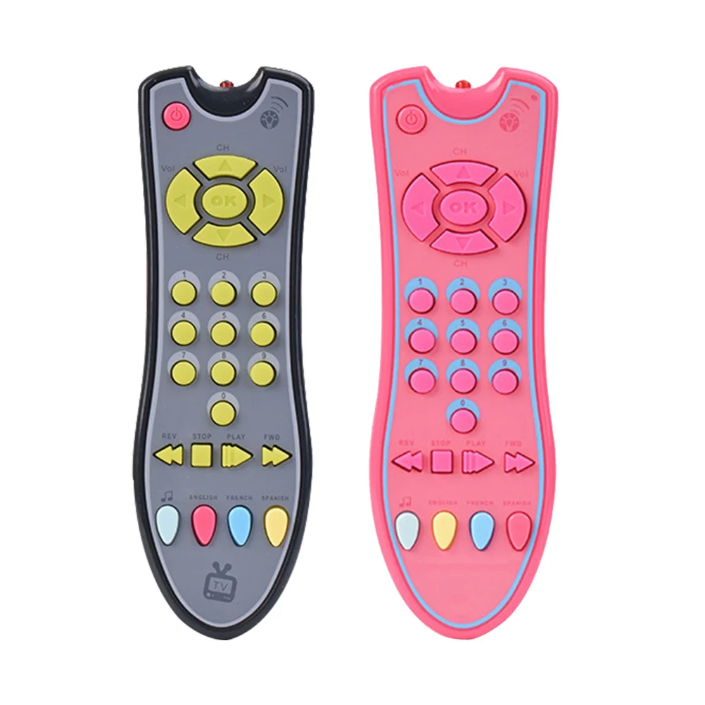 2 قطعة ألعاب محاكاة التحكم عن بعد للأطفال التعليمية المعرفية التعلم المبكر الصحافة مفاتيح أرقام الموسيقى التصفيق