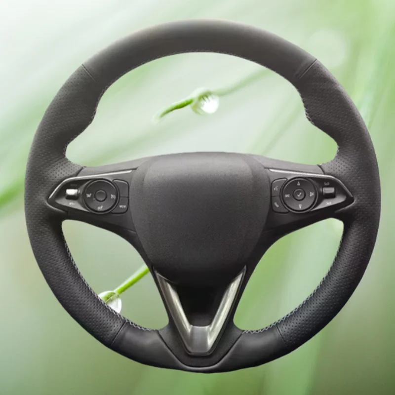Accessoires intérieurs en cuir artificiel pour Opel Astra (K) : housse de volant pour Corsa (E), CrosslandX, GrandlandX, Insignia.