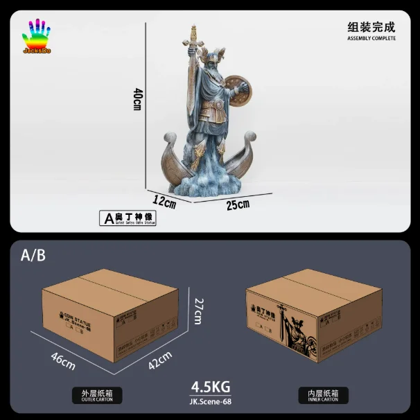 In Stock Jacksdo Saint Seiya Athena Statue And Sanctuary Platform Scene Resin Accessories Gift Special Platform Roman Column Set