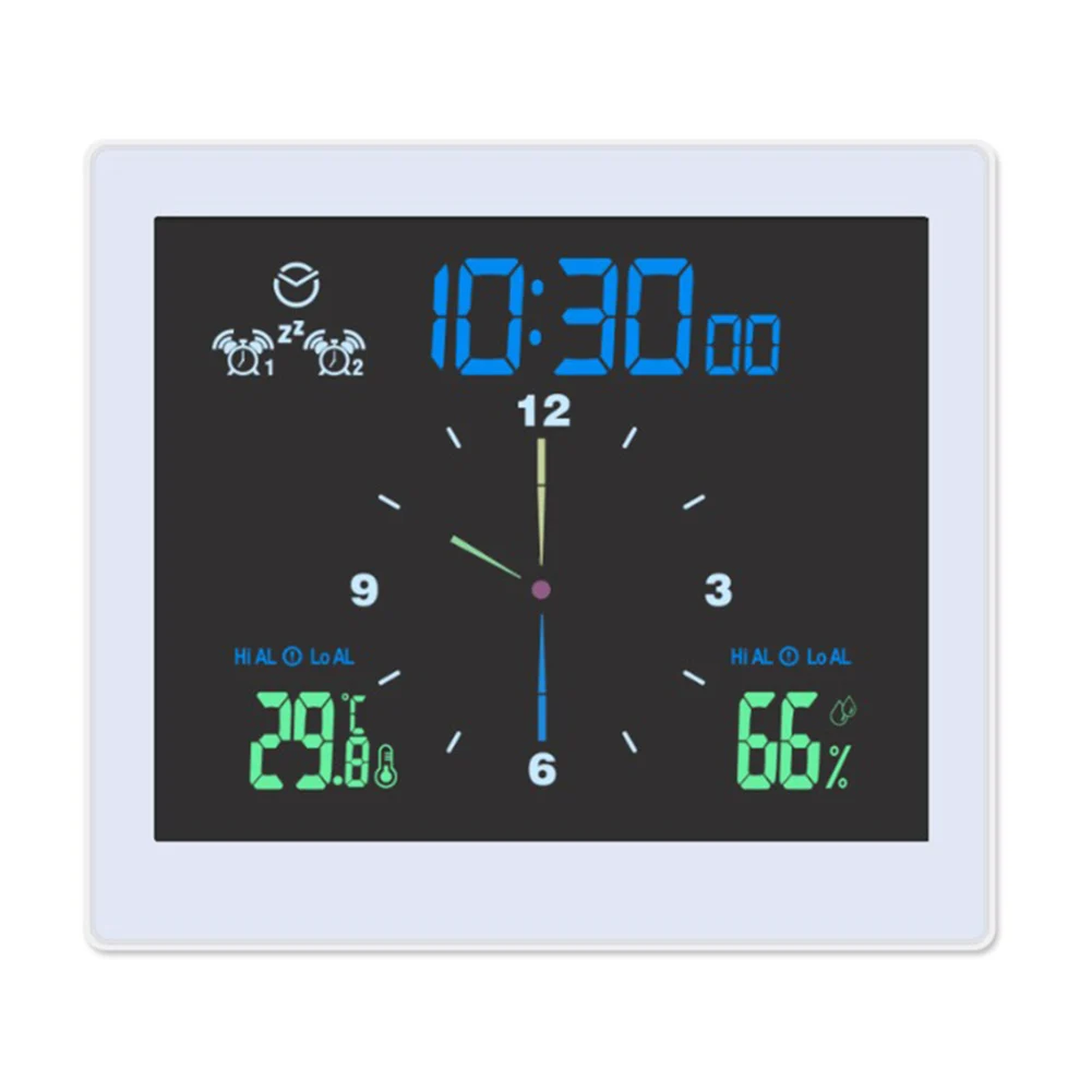 

Suction Cup Chronometer Alarm Clocks Waterproof Silent Clock Alarm Clocks Chronometer Humidity Suction Cup Temperature