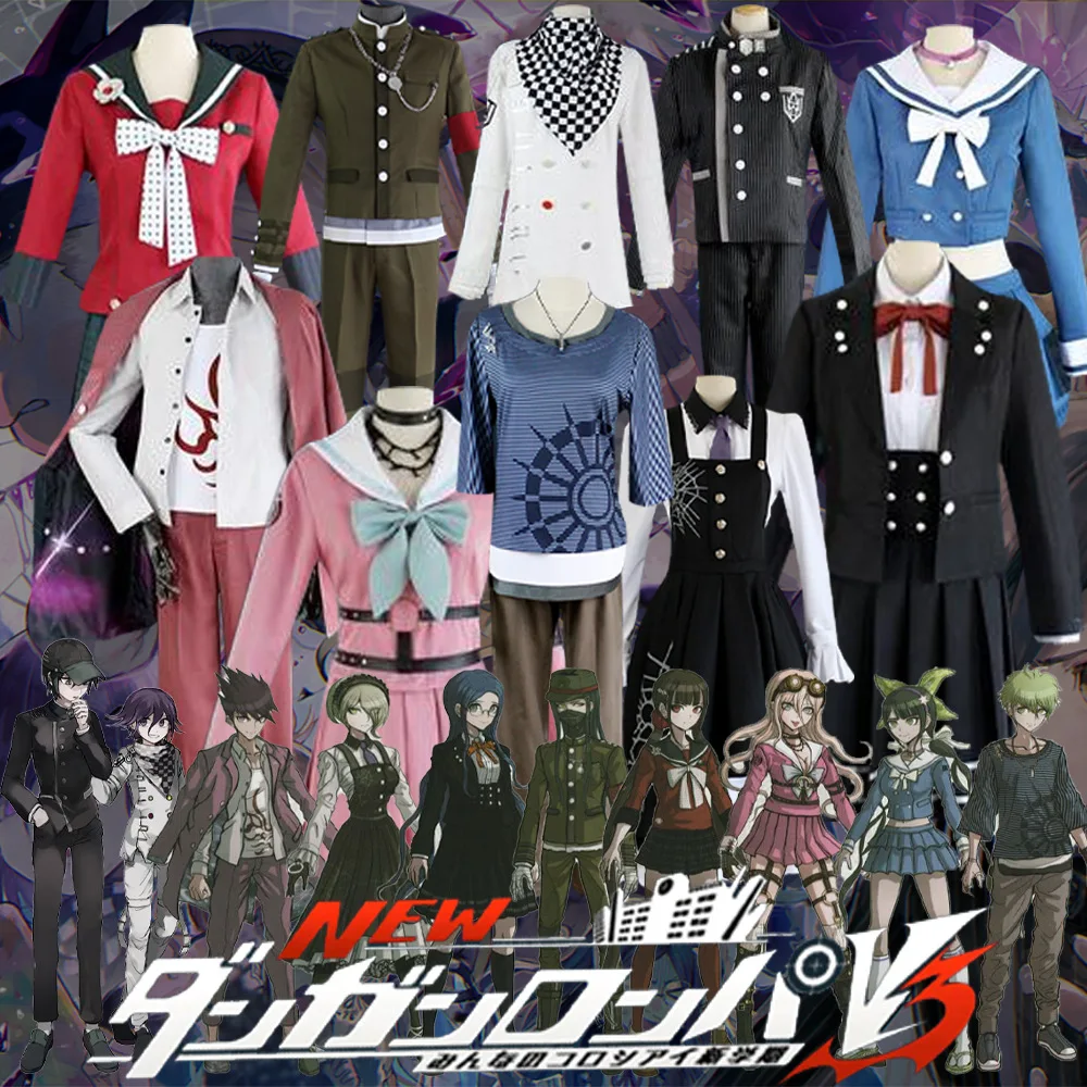 

Danganronpa V3 Tea Column Rotor King Ma Kojirou Cosplay Costume Inaba Mito Cosplay Halloween Costume