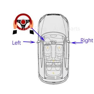 Für Mitsubishi Outlander 2013 2014 2015 2016 2017 2018 Out Mirror Heckansicht Wing Cover Side Türschildschutzgehäuse 1 PCs 12 Hauptverkäufe Rückgängerabdeckung Outlander - №5