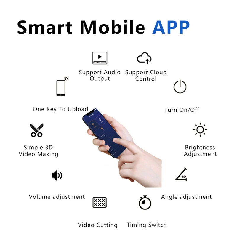 3D Hologram Fan for Advertising/Stage/Wedding Air Floating LED Display, High Brightness Holographic Fan 24H Continuous Working