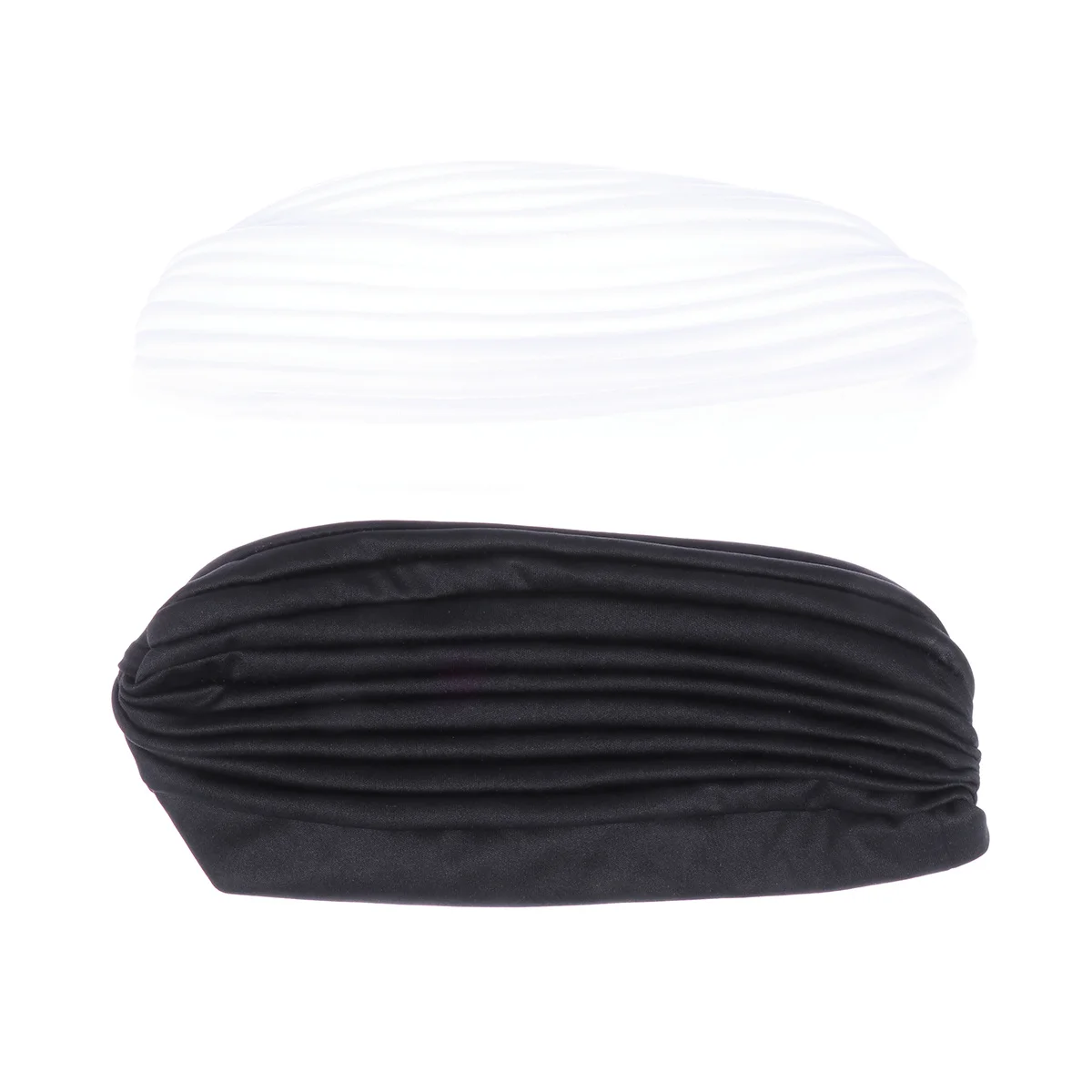 

5pcs Chemotherapy Hats For Women Cross Turban Cap Solid Color Headscarf Twisted Hat Elastic Headgear Cotton