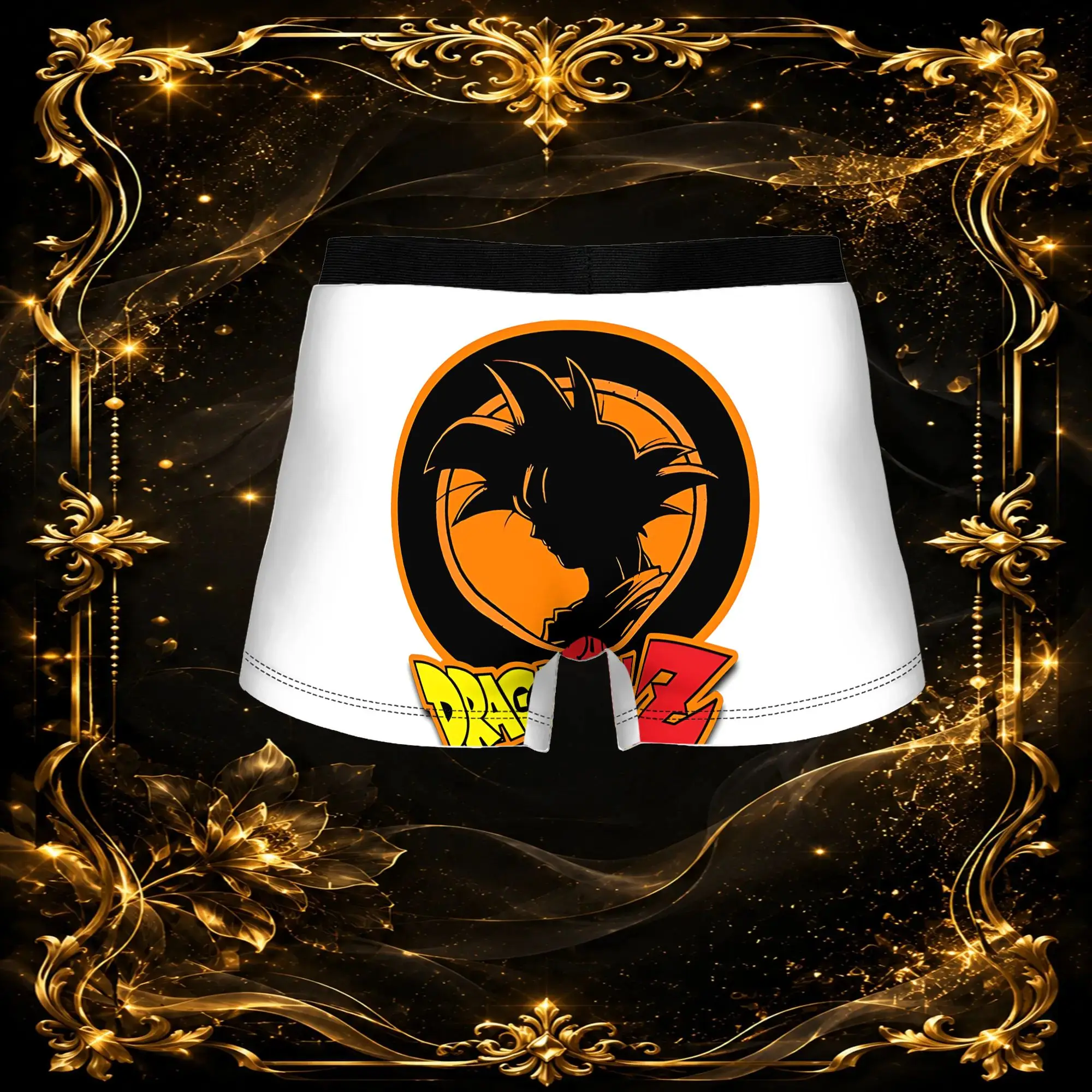 3Pcs  boxers Dragon Ball Z Underpants Breathbale Panties Male Underwear Print Shorts Boxer Briefs