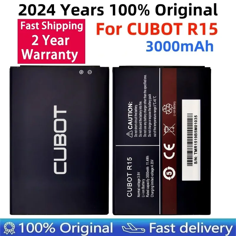 

Replacement Backup Battery For CUBOT R15 Cell Phone Batteries, 3000mAh, 100% New, Original