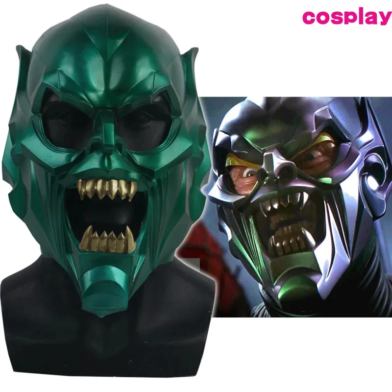 Spider Mask No Way Home Green Goblin Man And Woman Masks Latex Cosplay Peter Parker Costume Tom Holland Halloween Party C