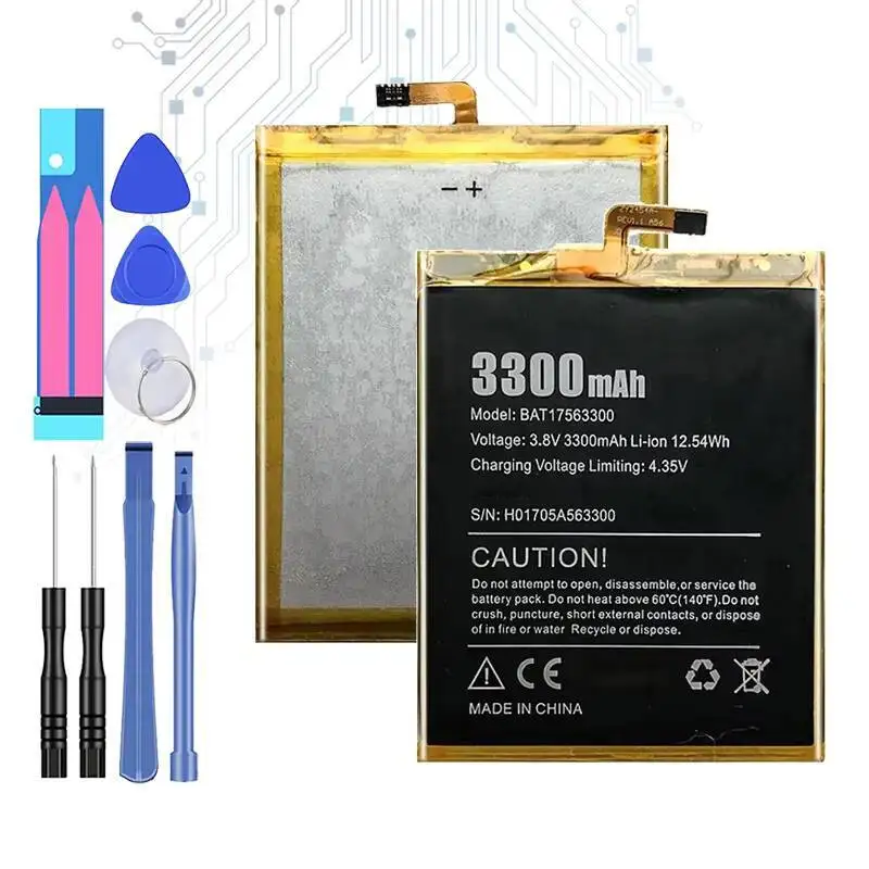 

BAT17563300 Mobile Phone Battery 3300Mah For Doogee Shoot 1 5.5 Inch High-Efficiency