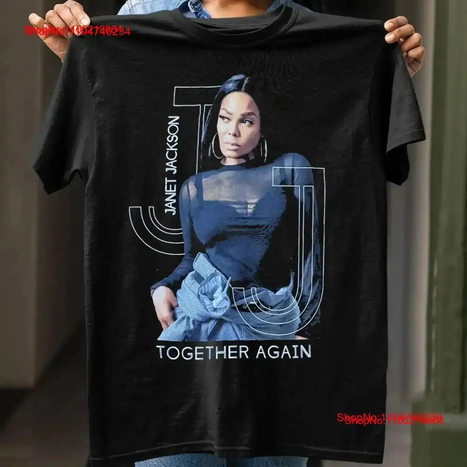 

Janet Jackson Together Again 2024 Tour T Shirt vintage Washed Casual designer clothes streetwear Stylish Comfortable vintage