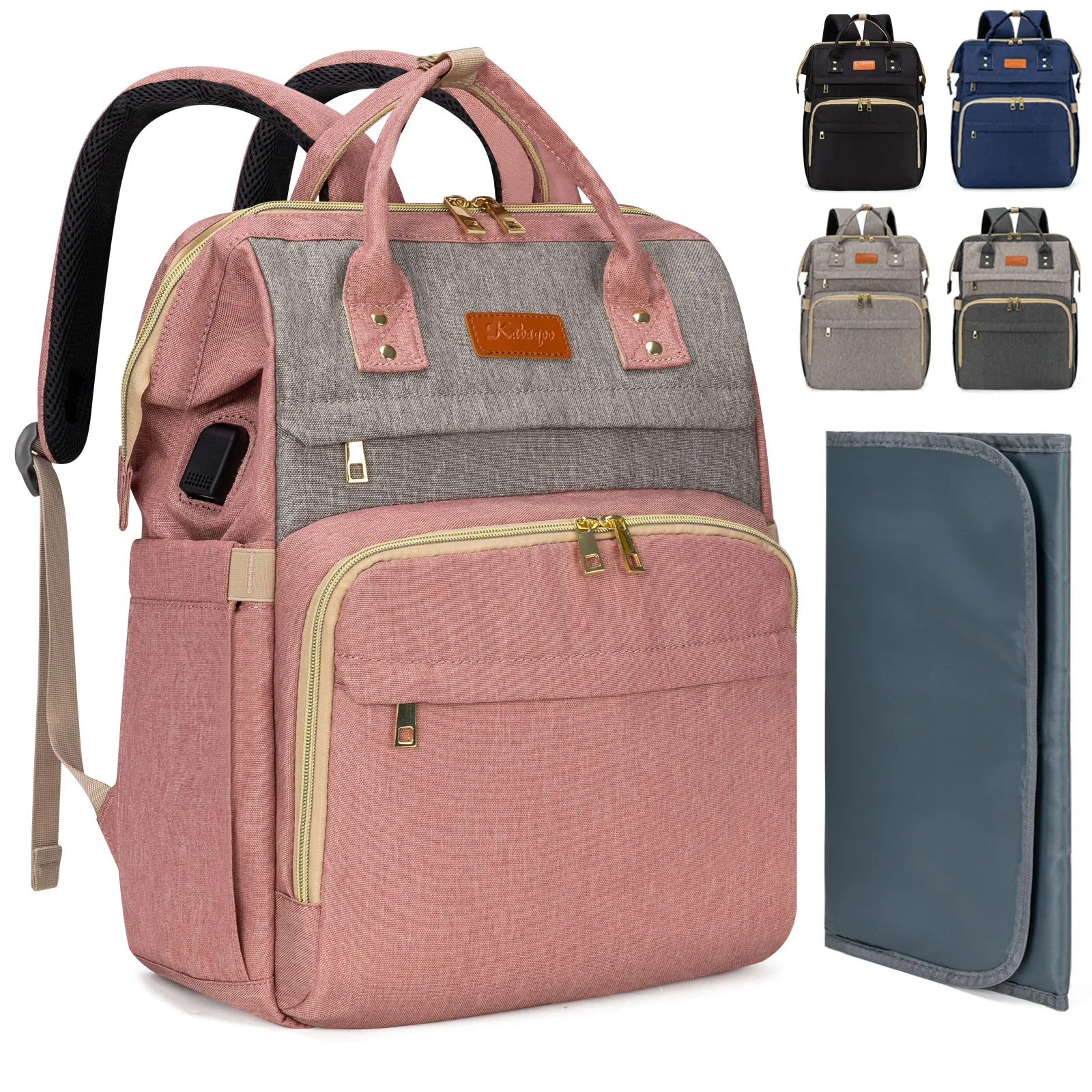 

Diaper Bag Backpacks For Women Capacity Multifunctional Diaper Bags For Baby Girl Boy Waterproof Baby Bags For Mama Travel Bag