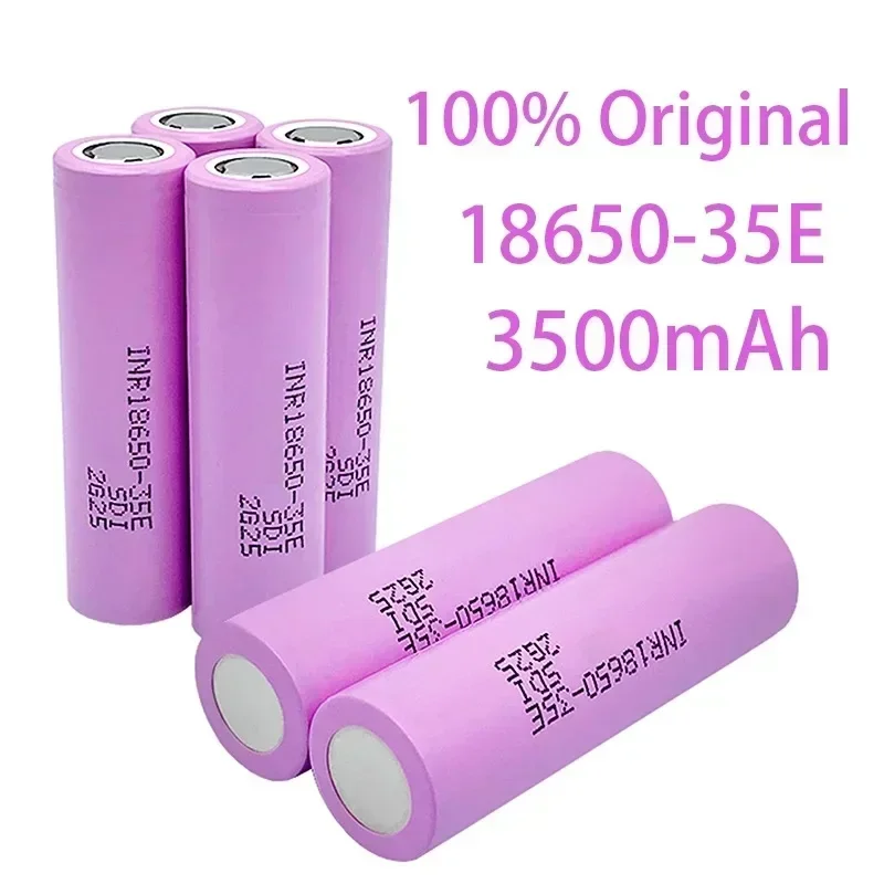 18650-35E Bateria litowa o pojemności 3500 mAh Narzędzie elektryczne 10 A z ładowarką