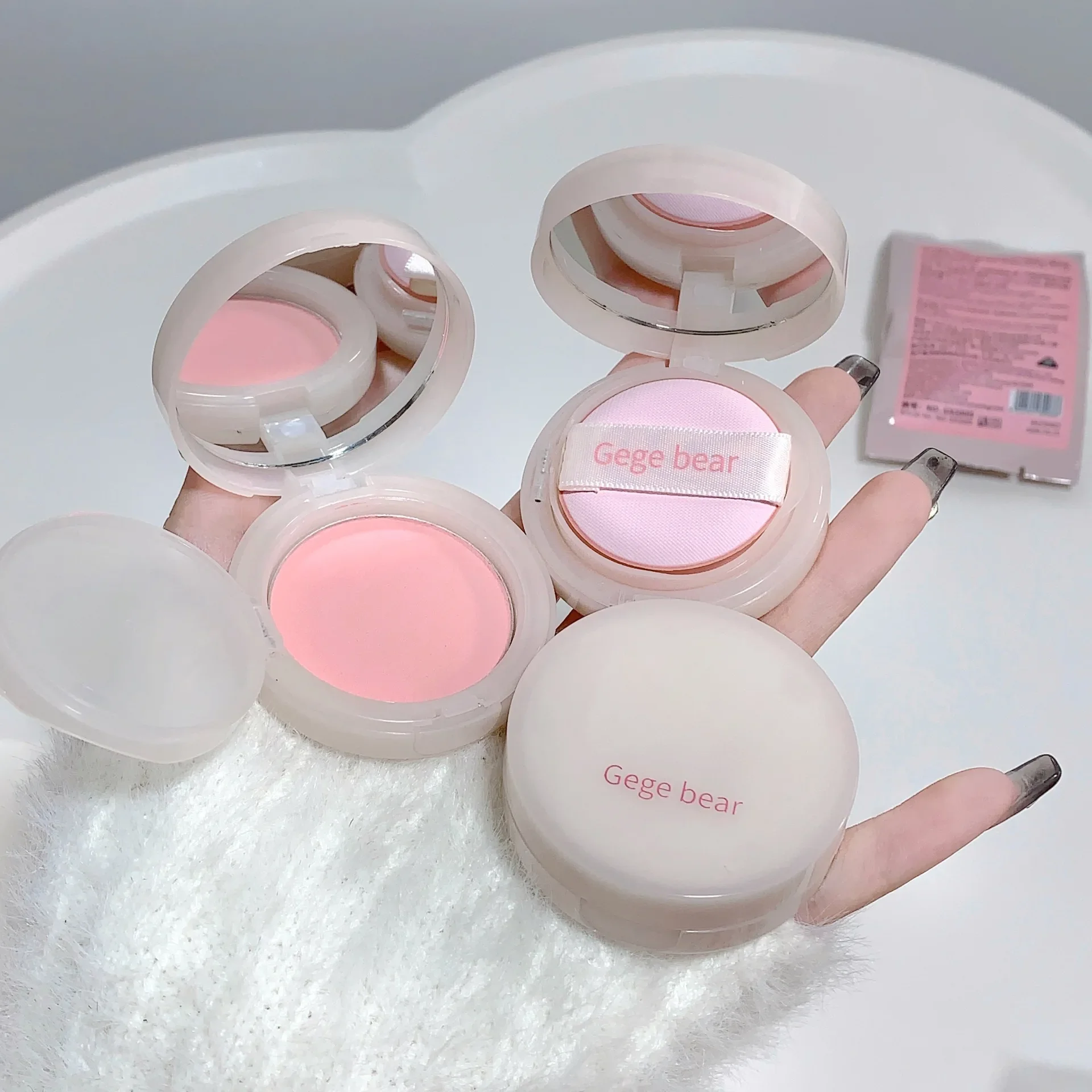 Gege bear Sweet Symphony cojín de aire, rubor mate, delicado Natural, monocromático, puré de patatas, expansión, vitalidad, aseo