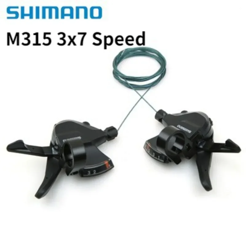 Shimano Altus SL-M315 Bike Shifter Lever Left 3S Right 7S 8S Shifter Trigger Rapid Fire Plus Shifter Cable M315