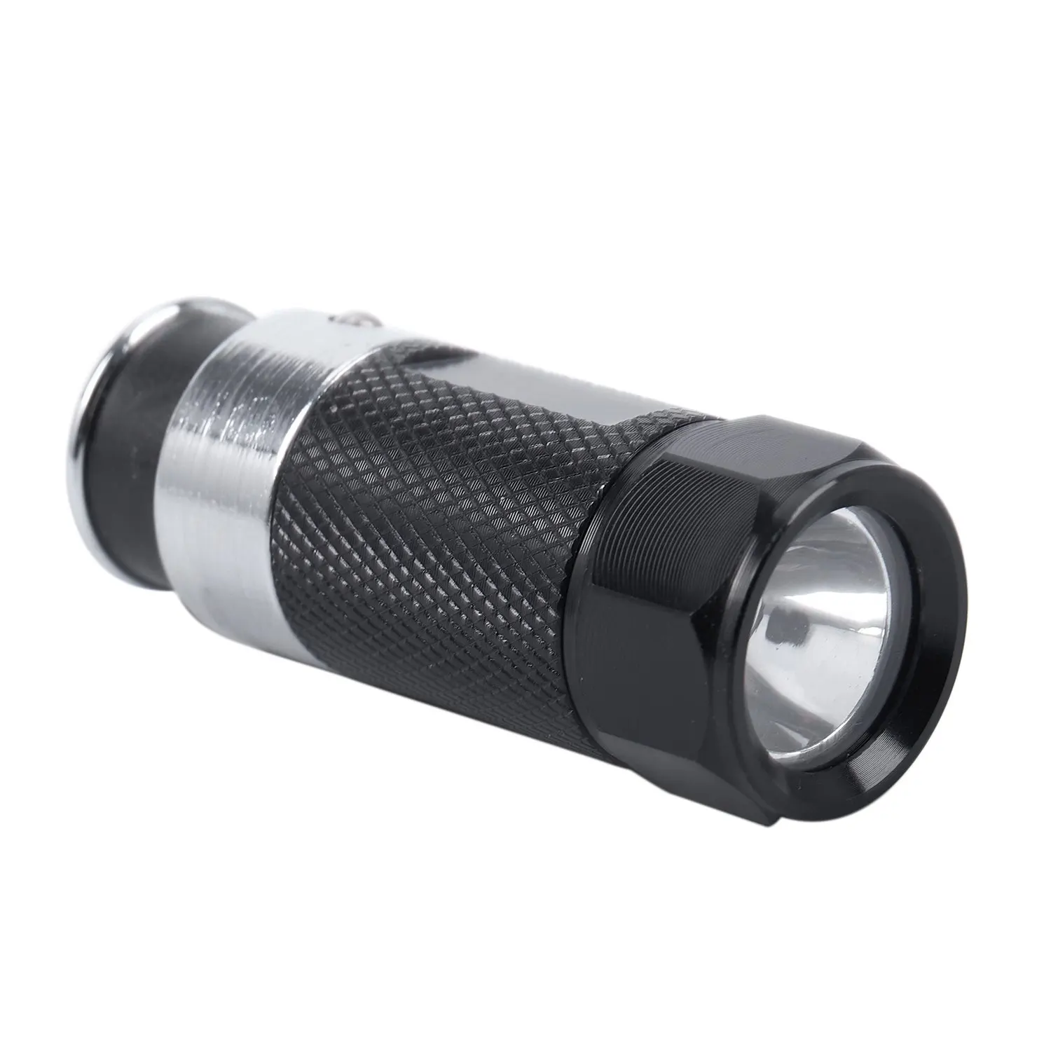 1pcs Mini Led flashlights Car Cigarette Lighter led Rechargeable Flashlight Rich