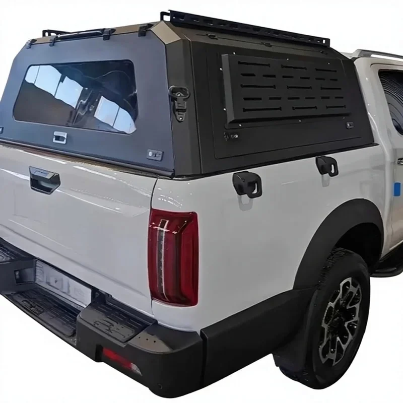 Upgraded Heavy Duty Waterproof Rust Proof Lightweight Durable Aluminum Hardtop Pickup Canopy Universal 4x4 Off Road Exterior Mod