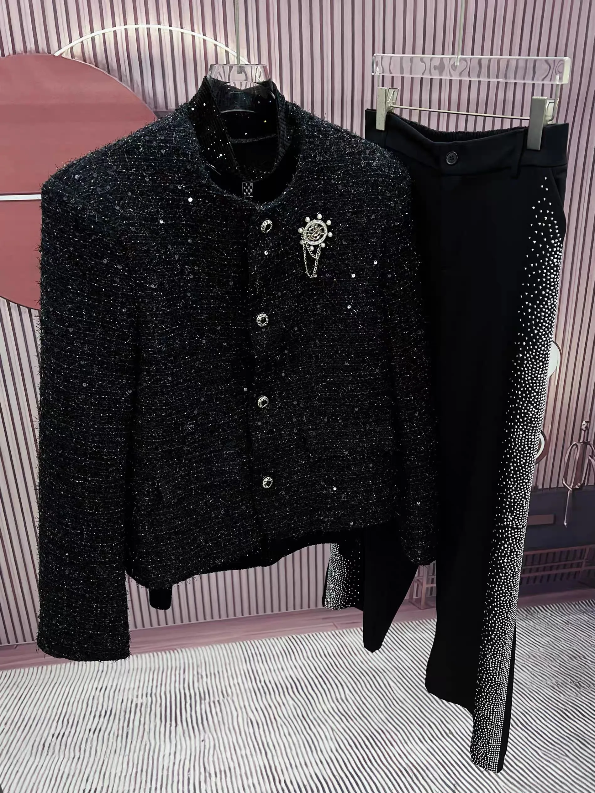veste-noire-a-epaulettes-pour-homme-manteau-decontracte-a-revers-ample-pour-l'automne-et-l'hiver-en-tissu-polyester-elegant-a-manches-longues-style-jeune-et-tendance