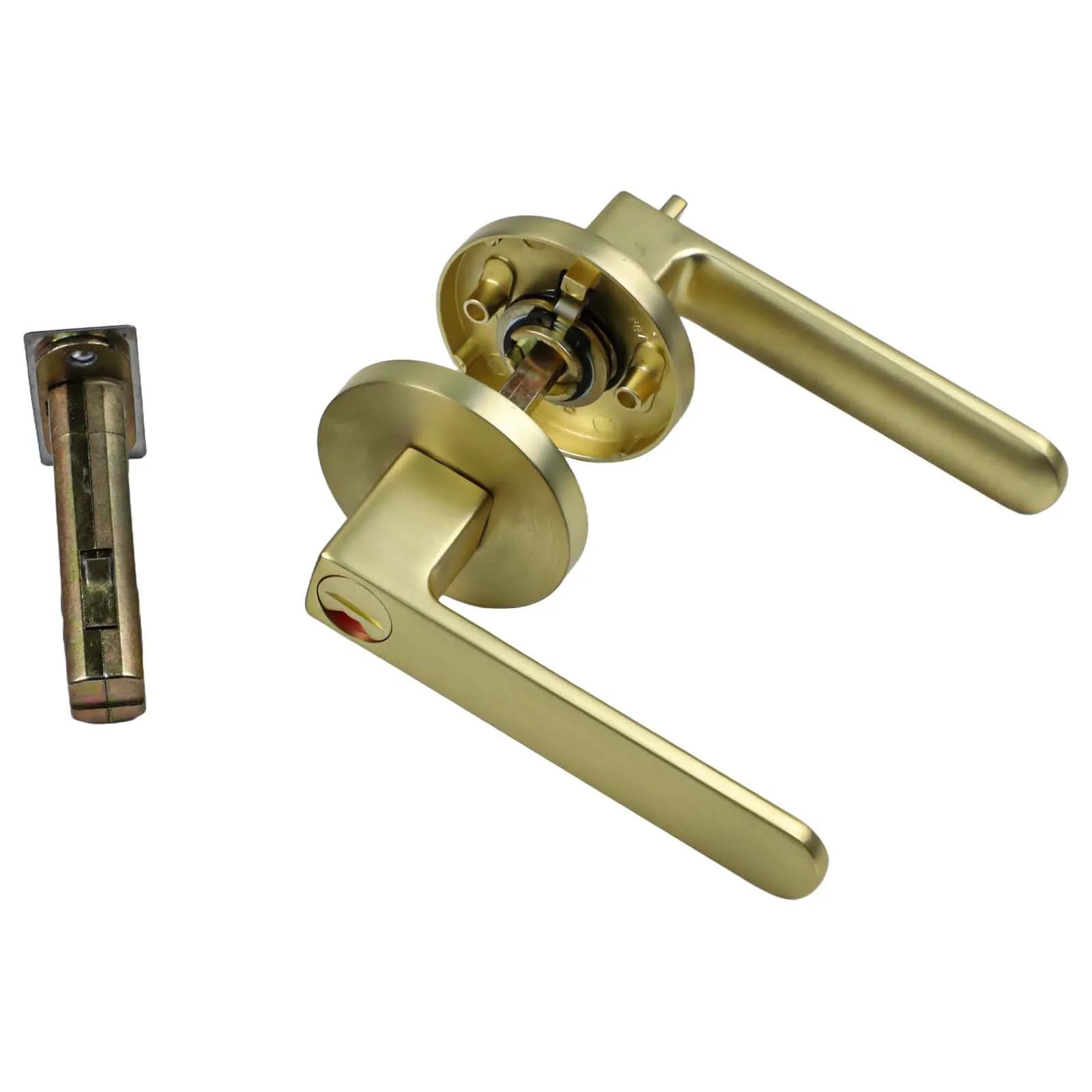 

Indoor Use Privacy Enhancement Gold Bathroom Lock Indoor Door Lock Firm Grip Operation Long-Lasting Performance