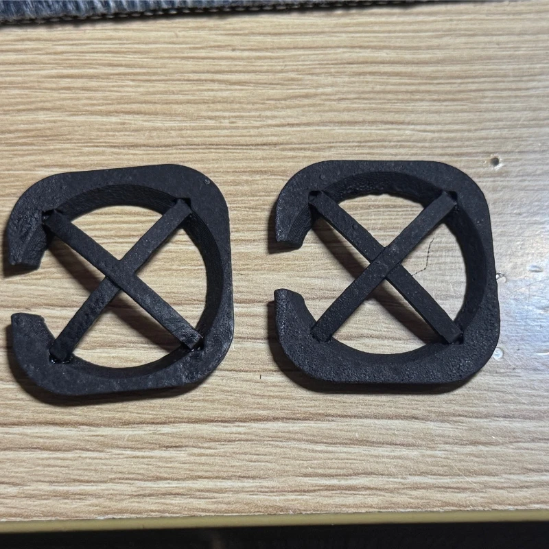 LED Headlight Cover for KM Tank 300 1/8 RC Crawler Upgrades X Shape Pair Pack Competition Version Specialized Upgrade 3D Printed