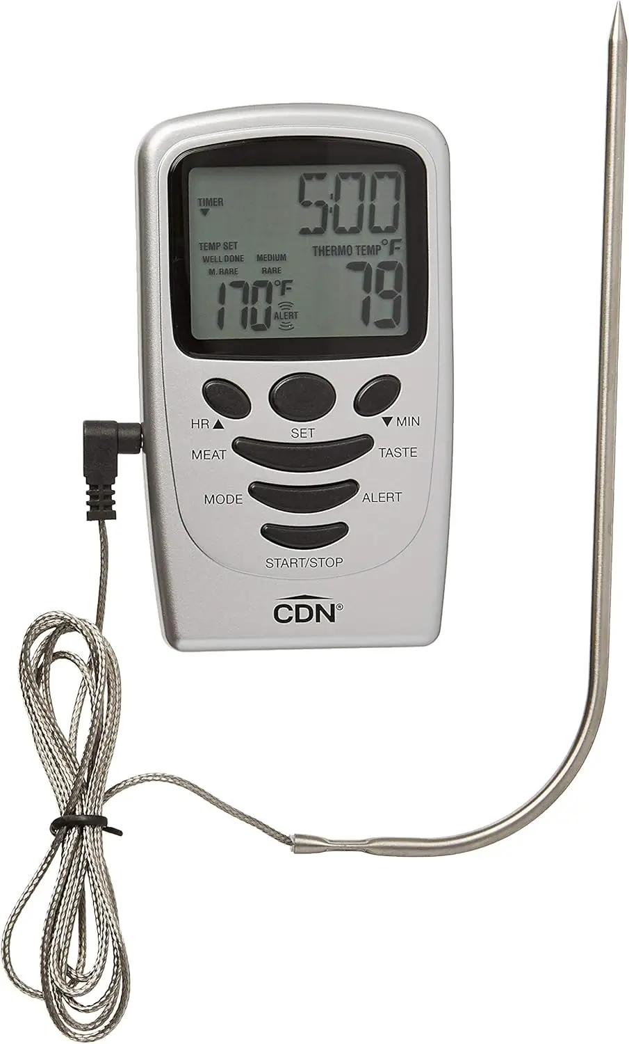 Digital Programmable Probe Thermometer with Timer