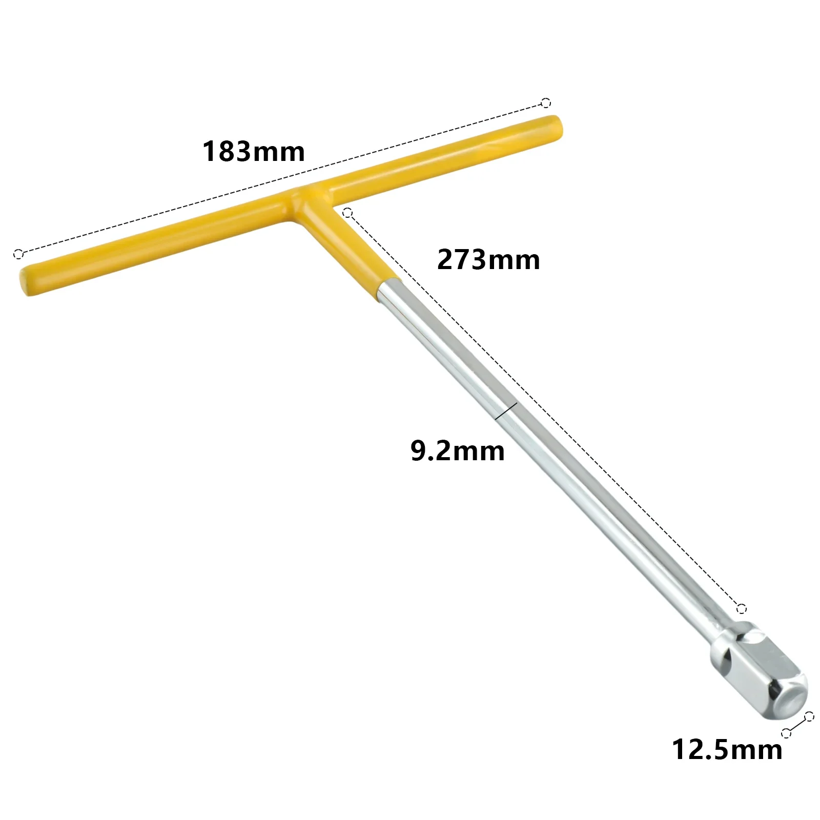 T-handles Wrench Hex Socket tipo t Durável 27x19cm Aço de Alto Carbono 27cm 10.63 in pc in 19cm 7.48 in