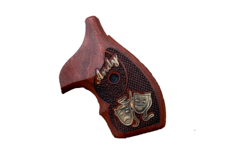 KSD Brand Smith Wesson J Frame Round Butt Models Compatible Rosewood Grips