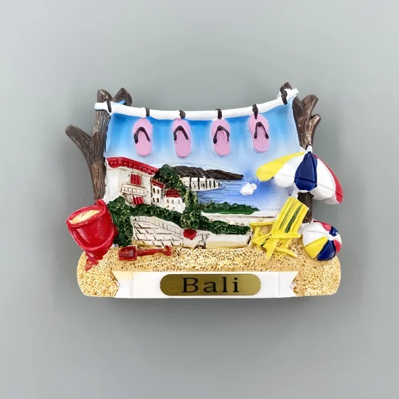 Indonesia Bali Fridge Magnets Whiteboard Message Board Decorative Bromo Travel Souvenir Refrigerator Sticker Home Decor Gifts