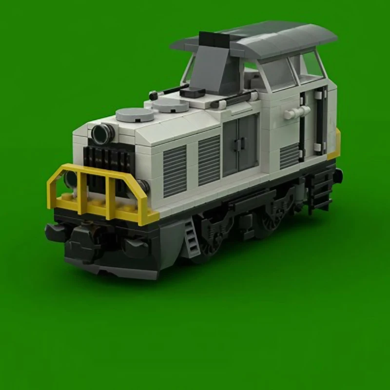 نموذج سيارة المدينة MOC قوالب بناء السكك الحديدية Shunting قاطرة وحدات التكنولوجيا الأطفال هدايا العيد تجميع اللعب البدلة #2
